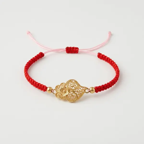 Pulseira Coração de Viana Vermelha